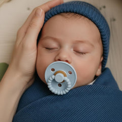 Bleu La La Luladream pacifier soft-teething-handle aids gum comfort