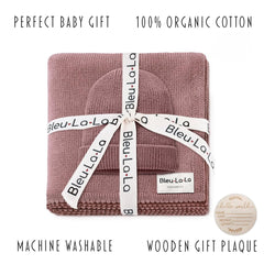 Bleu La La Luxe Collection gift box with ribbon signals ready-to-gift elegance.