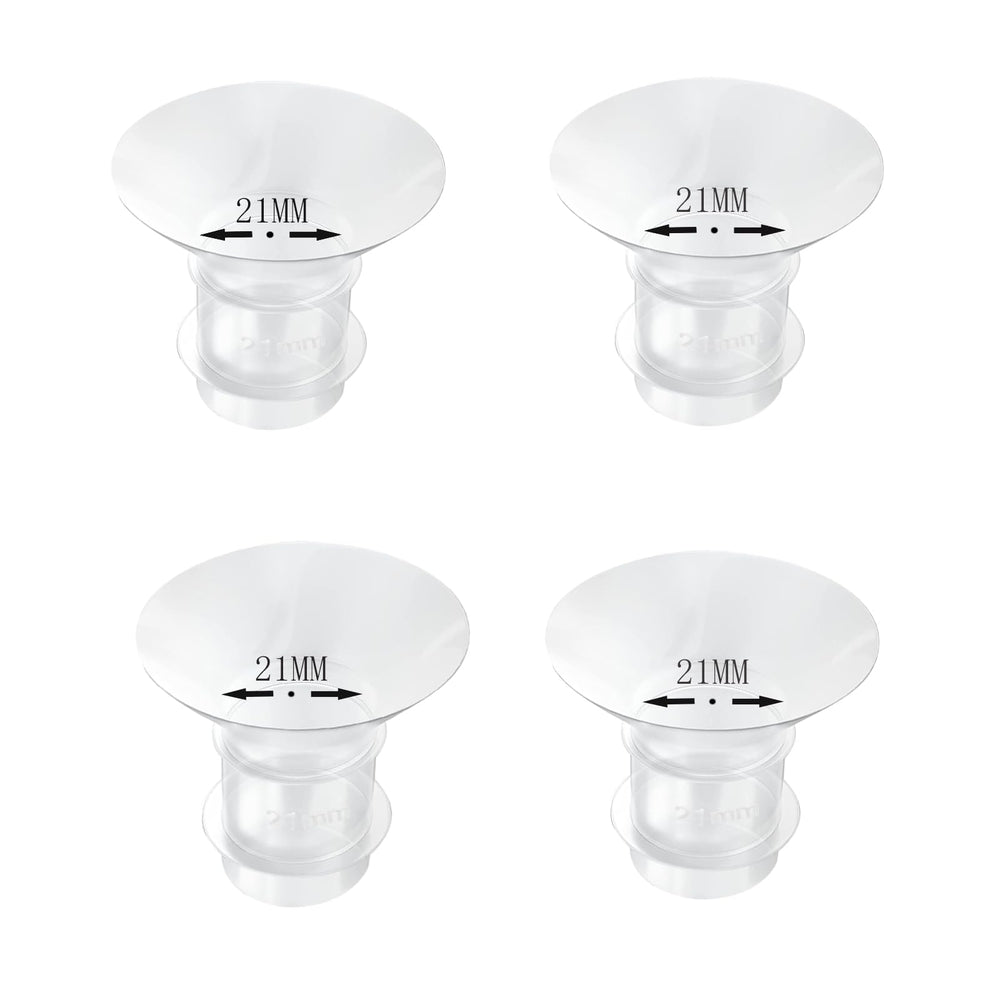 bliblo 21mm flange insert closeup showing soft silicone for comfortable pumping