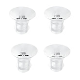 bliblo 21mm flange insert closeup showing soft silicone for comfortable pumping