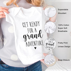 Blinking Stars pregnancy reveal card front and inside message kraft envelope keepsake.