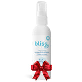 Bliss Baby diaper rash spray bottle shows mess-free application and fragrance-free formula.