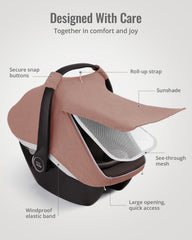Blissful Diary easy-access mesh window for quick in-and-out without full removal