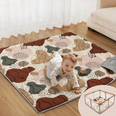 Blissful Diary baby play mat 47x47 with cushioned top for safe play