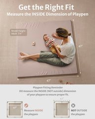 Blissful Diary foam cushion close-up highlights soft support for crawling and tummy time