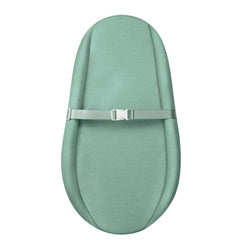Blissful Diary changing pad cover closeup shows ultra-soft, washable surface for comfort.