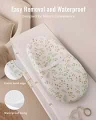 Blissful Diary changing pad cushioned foam provides a comfy, cozy surface.