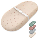 Blissful Diary changing pad Sunshine top-view highlights soft muslin for gentle diaper changes.