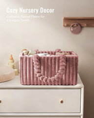 Blissful Diary flannel diaper caddy gift-packaging highlights ready-to-gift presentation