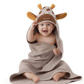 Blissful Diary giraffe hooded towel for cozy post-bath warmth