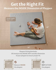 Blissful Diary play mat with crawling baby demonstrates safe exploration surface