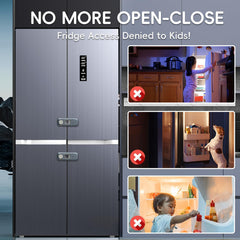 Blissleaf adhesive pads ensure secure, tool-free mounting on your fridge