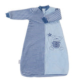 BLOOMSTAR Toddler Sleep Sack with long sleeves blue offers warm, comfortable nights.