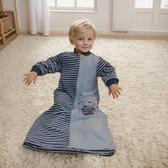 BLOOMSTAR Toddler Sleep Sack 2-way zipper enables quick diaper changes without waking