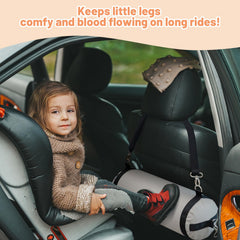 Blublu Park adjustable non-slip straps keep the foot rest securely in place.