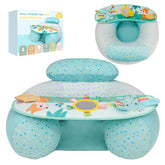 Blublu Park baby donut seat cover shows soft, skin-friendly material for comfortable supported sitting.