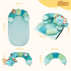 Blublu Park soft crystal material baby seat offers skin-friendly lounging