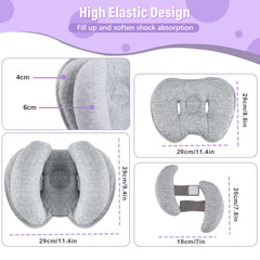 Blublu Park soft cotton fabric ensures breathable comfort for long stroller outings.