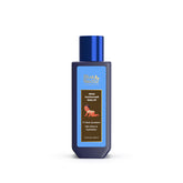 Blue Nectar Baby Oil Kumkumadi bottle showing soothing glow after a gentle newborn massage.