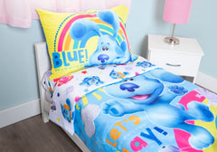 Blue's Clues flat sheet adds soft layer for comfortable toddler sleep