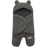 BlueSnail newborn swaddle blanket gray provides cozy warmth for calm naps.