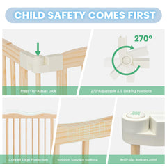 BlueWood adjustable layout uses 270-degree connectors for custom play areas.