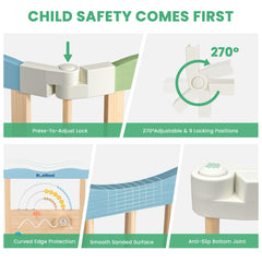 BlueWood playpen 270-degree connectors enable versatile layouts and easy resizing
