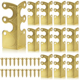 Blulu brass baseboard corner protectors packaging—12-piece set for cohesive home protection.