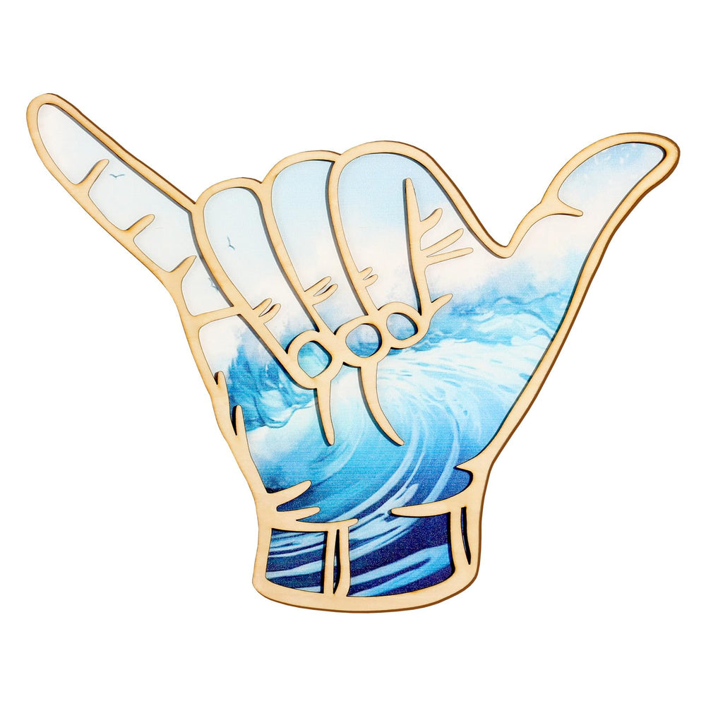Bnesi hand-shaped surfboard wall decor offers coastal texture for stylish walls.