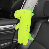 BNTR car seat belt pillow rabbit design, front view for cozy rides.