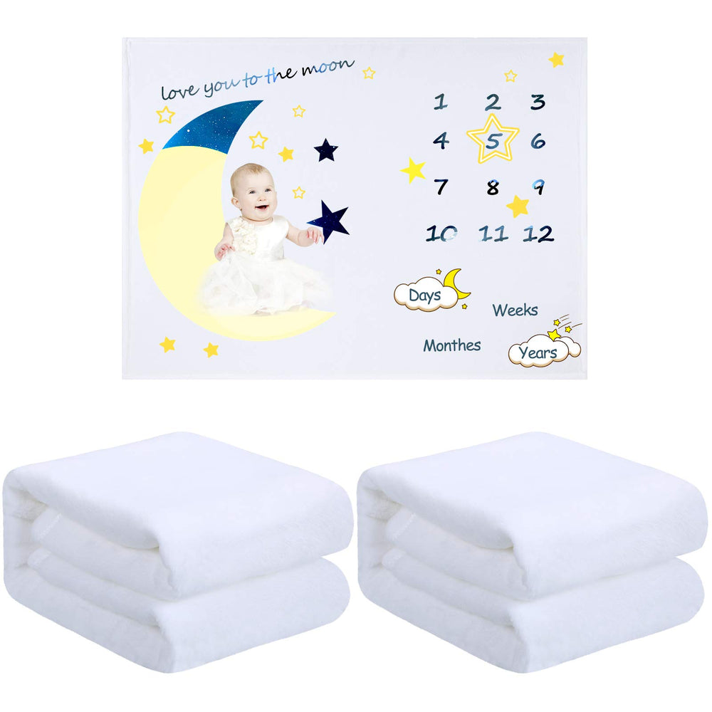 Boao baby blanket 30x40 white close-up shows soft flannel texture for newborn comfort.