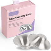 Boboduck Original Silver Nursing Cups packaging shows premium nipple protection