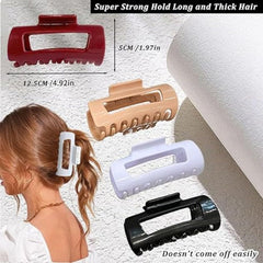 BOELIKAYS Cloud Claw Clip lightweight design minimizes head strain