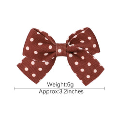 BOENBE LOVED polka-dot alligator clip pair keeps hairstyles in place during play