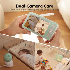 Boifun night-light modes provide calm ambience for feeding and soothing routines.