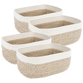 BOMINICA 4-piece storage basket set with uniform look for cohesive home organization
