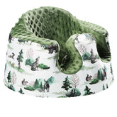 BOMOLOUR seat cover for Bumbo and Nuby, close-up of soft fabric for baby comfort