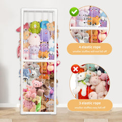 BomSaluka elastic rope closeup demonstrates secure toy handling and easy pickup.