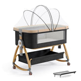 bonbay baby bassinet standalone bed for compact newborn sleep space