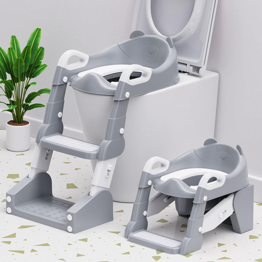 Bonbay 3-in-1 potty seat with anti-slip base supports stable toddler training.