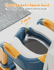 Bonbay potty seat splash-guard helps contain spills during potty breaks.