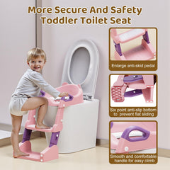 Bonbay Potty Seat splash guard prevents spills during toddler use.