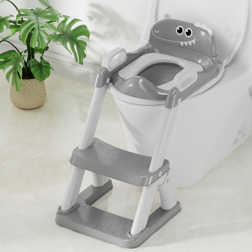Bonbay potty seat with triangular stability provides secure support during potty training.