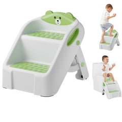 Bonbay toddler step stool open foldable form enabling easy reach for daily tasks