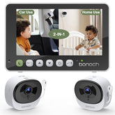 bonoch 5-inch car camera front view delivers clear driving footage.