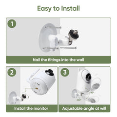 Bonoch baby-camera mount highlights exclusive compatibility with bonoch cameras for a precise fit.