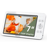 bonoch 7-inch HD display on the baby monitor for crystal-clear viewing at a glance