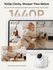 bonoch no-wifi baby monitor camera private offline monitoring