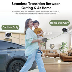 bonoch wireless monitor connection enables cable-free placement.