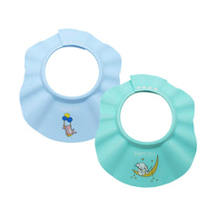 BONPEIPEI baby shower shampoo cap front view shows adjustable fit for bath time